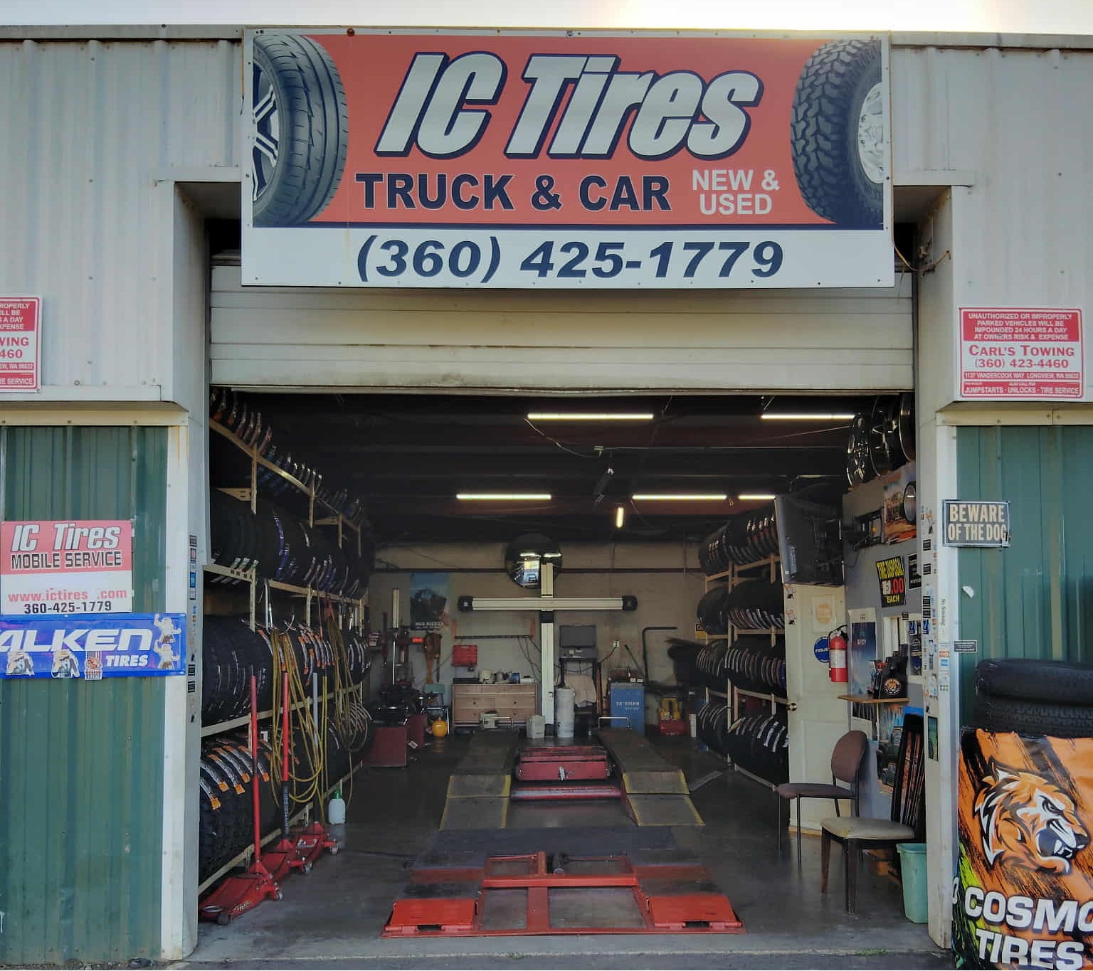 IC Tires shop front